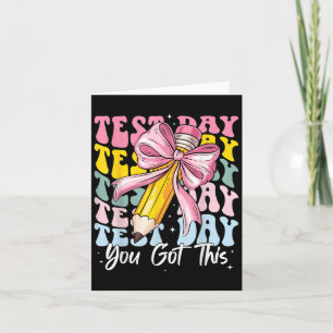 Carte Jour du Test Rock The Test Prof Motivational Tu Y