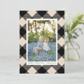 Carte Jour férié photo de Buffalo noir (Debout devant)