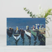 Carte Jour férié sur l'Hudson | George Luks (Debout devant)