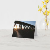 Carte Jour froid en acier chaud (Fleur jaune)