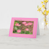 Carte Jour Grand-Parent - Faisées Roses Vides à l' (Fleur jaune)