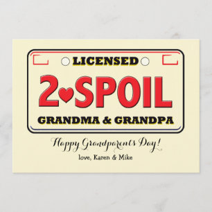 Carte Jour Grand-Parents Avec Autorisation