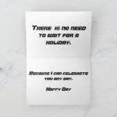 Carte Jour Heureux (Intérieur)