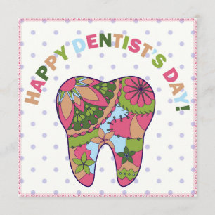 Carte Jour heureux de dentistes