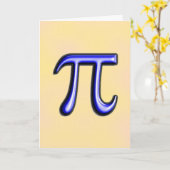 Carte Jour heureux de pi - 14 mars (Fleur jaune)