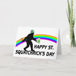 Carte Jour heureux de St Squatchricks
