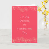 Carte Jour heureux Grammy de grands-parents (Fleur jaune)