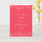 Carte Jour heureux Nana de grands-parents (Fleur jaune)