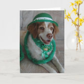 Carte JOUR la BRETAGNE de St PATRICKS - customisée (Fleur jaune)