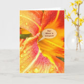 Carte Jour Lily Fermer Crop Manquant Vous version 2 Cart (Fleur jaune)