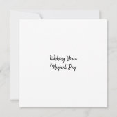 Carte Jour magique | Angle noir avec yeux bleus (Dos)