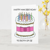 Carte Jour même Joint mutuel 40e anniversaire (Fleur jaune)