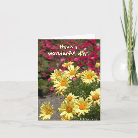 Carte Jour merveilleux ! (Devant)