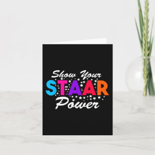Carte Jour Montre Ton Pouvoir Staar Élève Enseignant