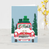 Carte Jour Noël (Fleur jaune)