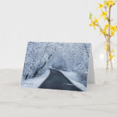 Carte Jour parfait de neige d'image (Fleur jaune)