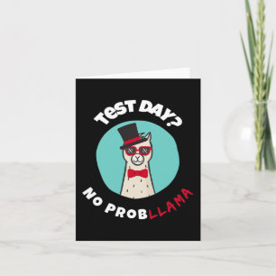 Carte Jour Pas De Problème Drôle Test Llama Design