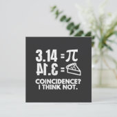 Carte Jour Pi Coincidence (Debout devant)