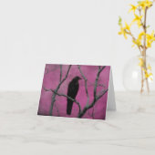 Carte Jour rose (Fleur jaune)