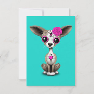 Carte Jour rose des morts du Chihuahua