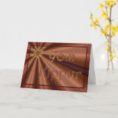 Carte Jour saint de jeûne de judaïsme de vacances juives (Fleur jaune)