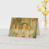 Carte Jour scandinave de Lucia (Fleur jaune)