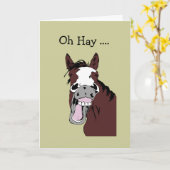 Carte Jour splendide d'anniversaire d'amusement au (Fleur jaune)