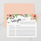 Carte Jour sucré | Recette (Devant / Derrière)