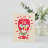 Carte Jour Valentines vintage (Debout devant)