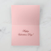 Carte Jour Valentines vintage (Intérieur)