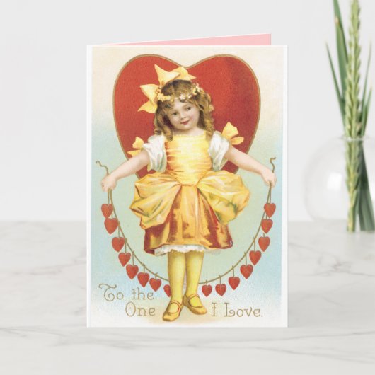 Carte Jour Valentines vintage (Devant)