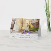 Carte journal dans plage sable sympathie (Devant)