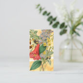 Carte Journal de l'invite d'écriture botanique vin (Debout devant)