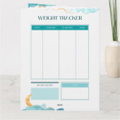 Carte Journal d'entraînement et suivi de la condition ph (Dos)