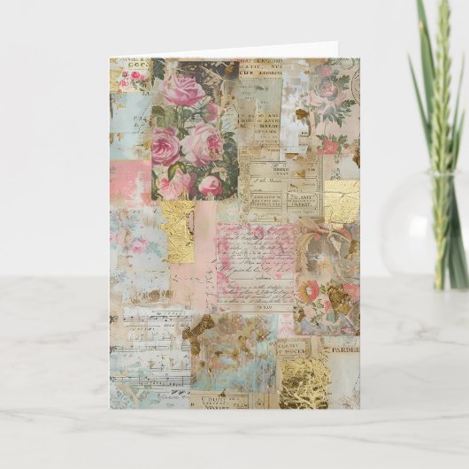 Carte Journal Éphémère Vide  (Devant)