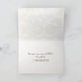 Carte Journal vintage ouvert 10e anniversaire (Intérieur)