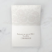 Carte Journal vintage ouvert 40e anniversaire (Intérieur)