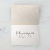 Carte Journal vintage ouvert pour anniversaire (Intérieur)