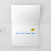 Carte Journée cool À La Plage Surf Surfboard Anniversair (Intérieur)