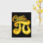 Carte Journée Cutie Pi (Fleur jaune)
