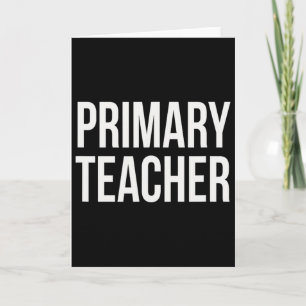 Carte Journée d'appréciation de l'enseignant primaire po