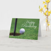 Carte Journée de golf (Fleur jaune)