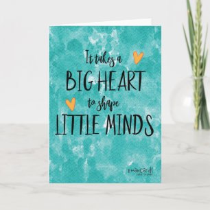 Carte Journée de gratitude pour les enseignants