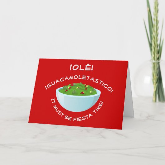 Carte Journée de Guacamole (Devant)