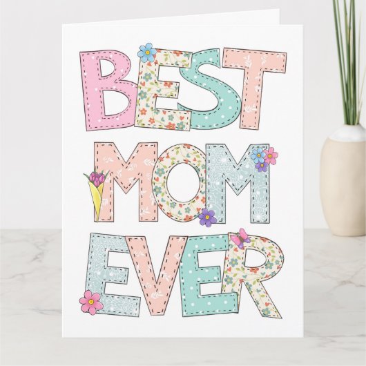 Carte Journée de la meilleure mère (Devant)