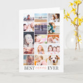 Carte Journée de la mère rose 15 de la meilleure maman (Fleur jaune)