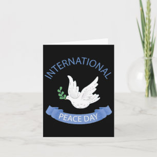 Carte Journée de la paix sur Terre Journée international