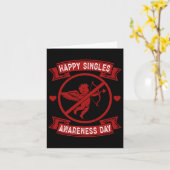 Carte Journee de la sensibilisation aux célibataires heu (Fleur jaune)