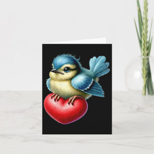Carte Journée de l'oiseau de la Saint-Valentin Ornitholo