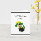Carte journée de pirate st patrick (Fleur jaune)